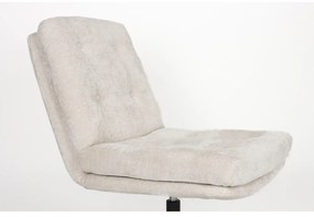 Кремаво въртящо се кресло Kai – White Label