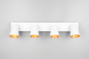 Бял прожектор ø 8 cm Sharp – Trio