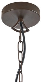 Класически полилей ръждивокафяв 5 светлини - Giuseppe