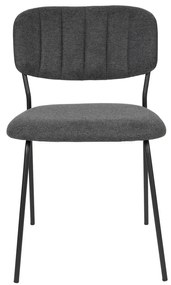 Тъмносиви трапезни столове в комплект от 2 броя Jolien - White Label