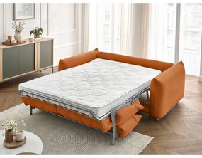 Оранжев сгъваем диван 214 cm Ernest – Bobochic Paris