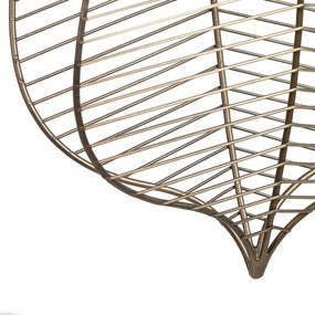 Висящо осветително тяло в златист цвят с метален абажур – Ixia