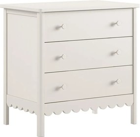 Бежов детски скрин с маса за преповиване 89x90x55 cm Swingo – Vipack