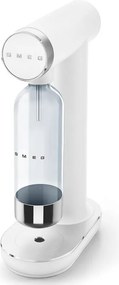 Машина за сода SMEG Collezione SKC01WHM, 800 мл, CO2, Предпазен клапан, Тавичка за отцеждане, Ръчна, Бял мат