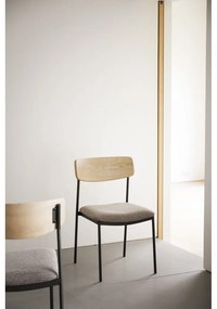 Трапезни столове в бежов и естествен цвят в комплект от 2 бр. Maymont – Rowico