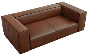 Кафяв кожен диван 212 cm Madame - Windsor &amp; Co Sofas