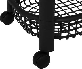 Кухненска количка 5five, 4 нива - Черен