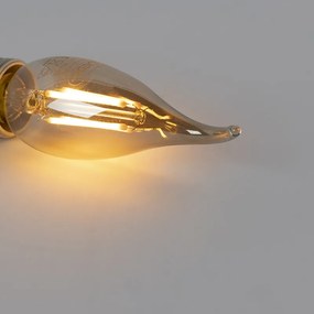 Комплект от 5 димируеми LED филаментни свещ лампи E14 240V 3W 250lm