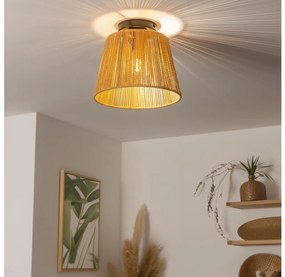 Brilagi - LED плафониера CERIA BOHO 1xE27/40W/230V Ø 28 см кафява
