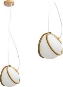 Лампа APP1088-1CP GOLD WHITE