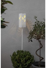 Бяла метална слънчева LED светлина декорация Albaleaf - Star Trading