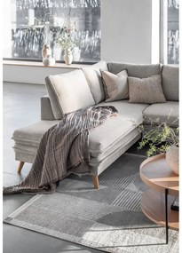 Бежов разтегателен ъглов диван (ляв ъгъл) Charming Charlie – Miuform