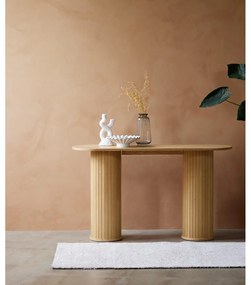 Конзолна маса в естествен цвят 40x130 cm Nola – Unique Furniture