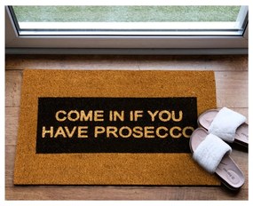 Постелка от естествени влакна Come In If you Have Prosecco Glitter, 40 x 60 cm - Artsy Doormats