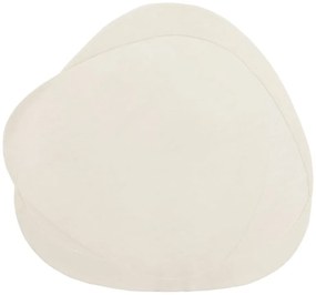 Бял вълнен килим 150x150 cm Olsen - Asiatic Carpets