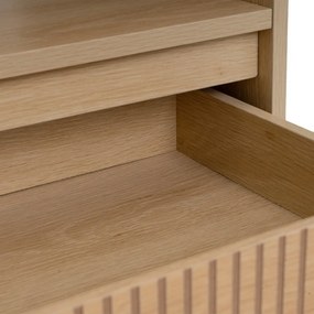 Библиотека в естествен цвят 80x120x40 cm Naroa – Casa Selección