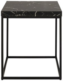 Странична масичка с плот от имитация на мрамор 40x40 cm Barossa – Actona