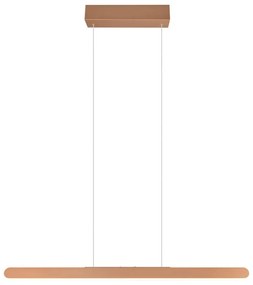 Кафяво LED висящо осветително тяло Helios - Trio