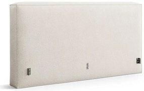 Кремава тапицирана табла за легло 249x100 cm Olivia – Micadoni