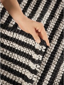 Черен ръчно изработен ютен килим 160x230 cm Harvest Ebony – Elle Decoration