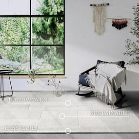 Кремав ръчно изработен вълнен килим 120x170 cm Charlotte – Villeroy&amp;Boch