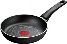 Тиган Tefal C2920253 Force, 20 см, Незалепващо покритие, Thermo-signal, Thermo-Fusion, Индукция, Черен