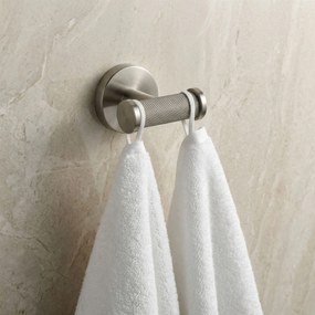 Двойна закачалка 6612 Modern Brush Nickel