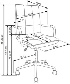 Бюро стол Ozon-Black