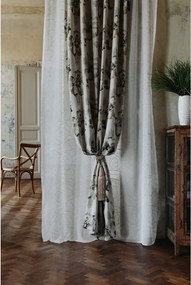 Бяло-сива завеса 140x245 cm Amanda – Mendola Fabrics