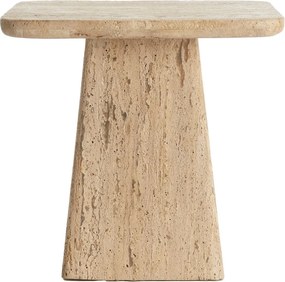 Странична масичка с скаменен плот за маса 45x45 cm Kepami – Light &amp; Living