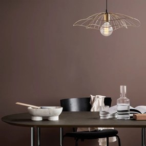 Висящо осветително тяло в златисто ø 50 cm Tel – Opviq lights