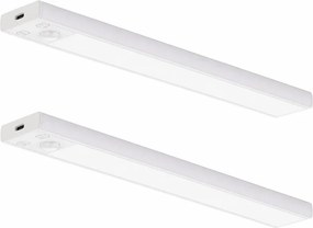 КОМПЛЕКТ 2x презареждаемо LED осветление за мебели със сензор VIRO LED/1,2W/800 mAh 30cm CCT бяло