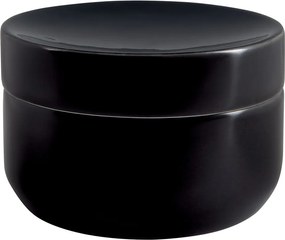 Черен керамичен органайзер за баня за памучни тампони Jaro – Spirella