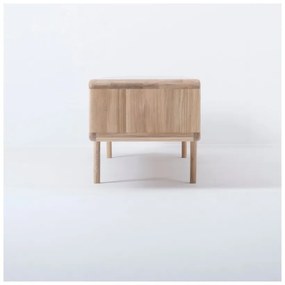 ТВ скрин от масивен дъб с 3 чекмеджета Fawn - Gazzda