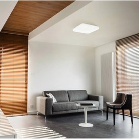 Бяло LED осветително тяло за таван 33x33 cm FRANIA – EGLO