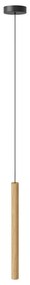 LED висяща лампа с дървен абажур ø 3 cm Chimes - UMAGE