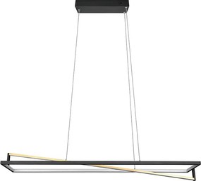 Trio - LED димируем полилей на кабел EDGE LED/35W/230V 2300/3000/4000K черен