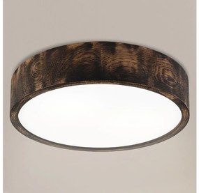 Brilagi - Таванно осветително тяло CARVALHO SMOKEY 2xE27/60W/230V, цвят дъб, диаметър 37,5 см