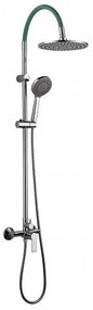 Душ система със смесител, пита, слушалка и шлаух ICT 6544LG, Inter Ceramic