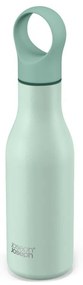 Пътническа бутилка от неръждаема стомана в цвят мента 500 мл Loop - Joseph Joseph