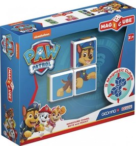 Магнитен конструктор, Geomag, Magicube, Paw Patrol Чейс, Скай и Роки 077, 3 части