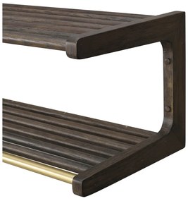 Тъмнокафява дъбова закачалка за стена Inverness - Rowico