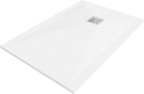 Mexen Stone+ правоъгълно композитно поддушово корито 120 x 100 см, бяло - 44101012