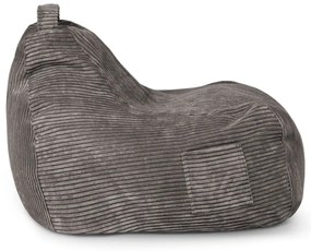 Детски пуф от рипсено кадифе в цвят горчица Game Amuse – SLOWDOWN