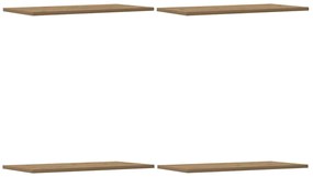 856300 vidaXL Стенни рафтове 4 бр дъб артизан 60x30x1,5 см инженерно дърво