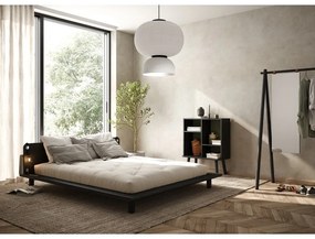 Черно борово двойно легло с решетка 140x200 cm Peek - Karup Design