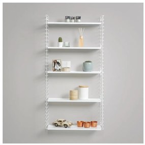 Рафт на 3 нива с бели рафтове, ширина 70 cm Libro - Metaltex