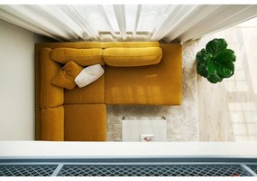 Тъмножълт ъглов диван Sigge - Sits