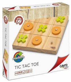 Игра Три в Редица Cayro Tic Tac Toe Дървен 20 x 20 x 4 cm