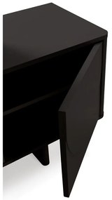 Черна маса за телевизор 180x55x40 cm Solei – MOME